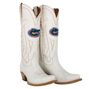 Size 8 UF GameDay Boots Carrie Ivory Western Boot Florida Gators NWT